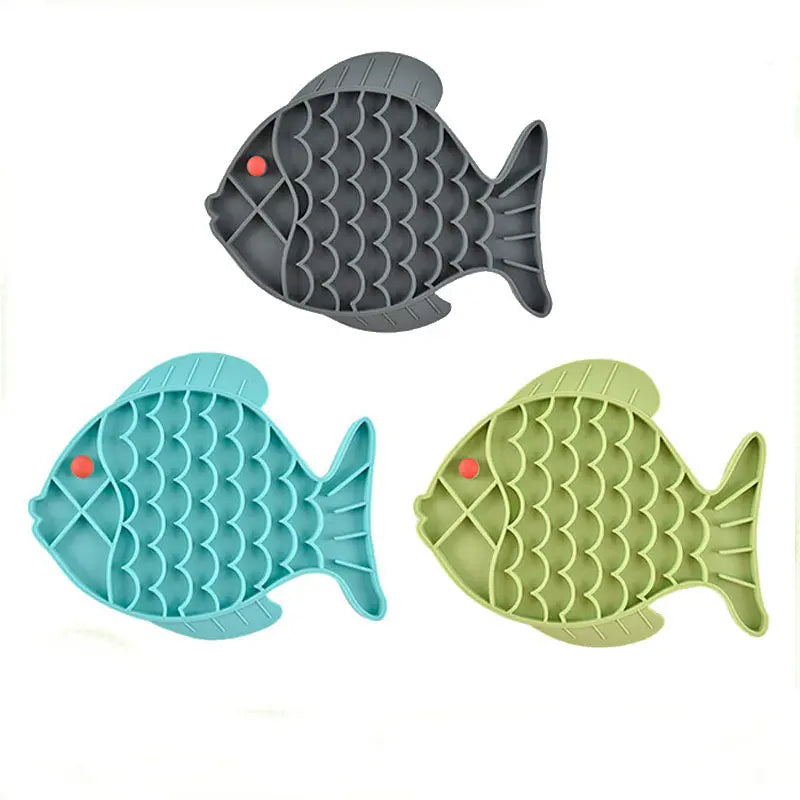 Silicone Lick Mat For Pet Dogs Food Plate Rice Bowl