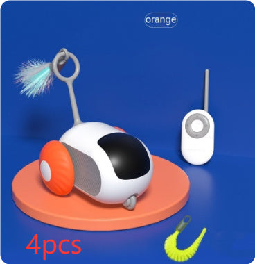 Remote Control Interactive Cat Car Toy USB Charging