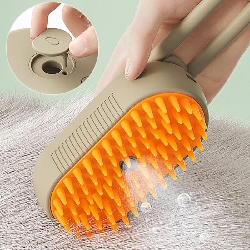 3 In 1 Cat Steam Brush for Pet