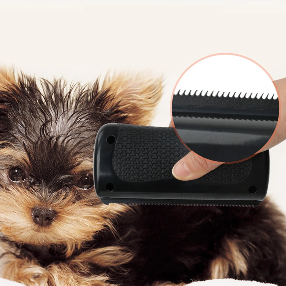Dog Hair Remover Comb Grooming Brush Anti-Slip Pet Hair Removal Tool for Matted Loose Hairs