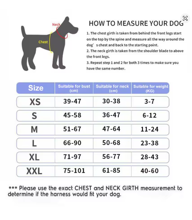 Personalized Dog Harness NO PULL Reflective Breathable Adjustable