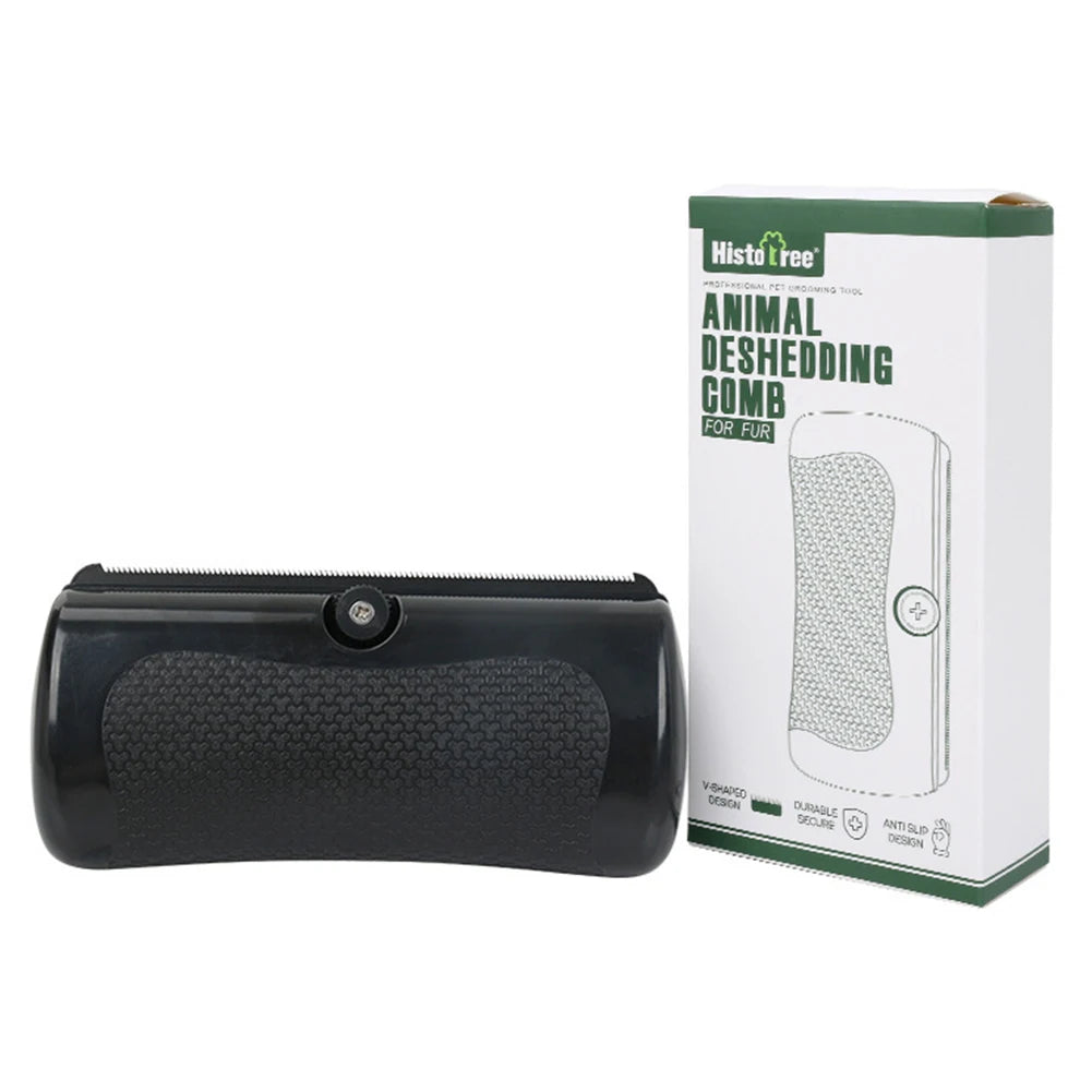 Dog Hair Remover Comb Grooming Brush Anti-Slip Pet Hair Removal Tool for Matted Loose Hairs