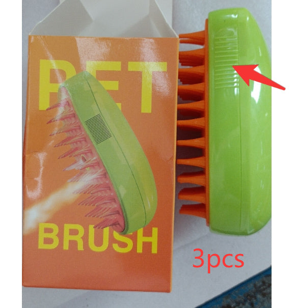 3 In 1 Cat Steam Brush Hair Removal Combs