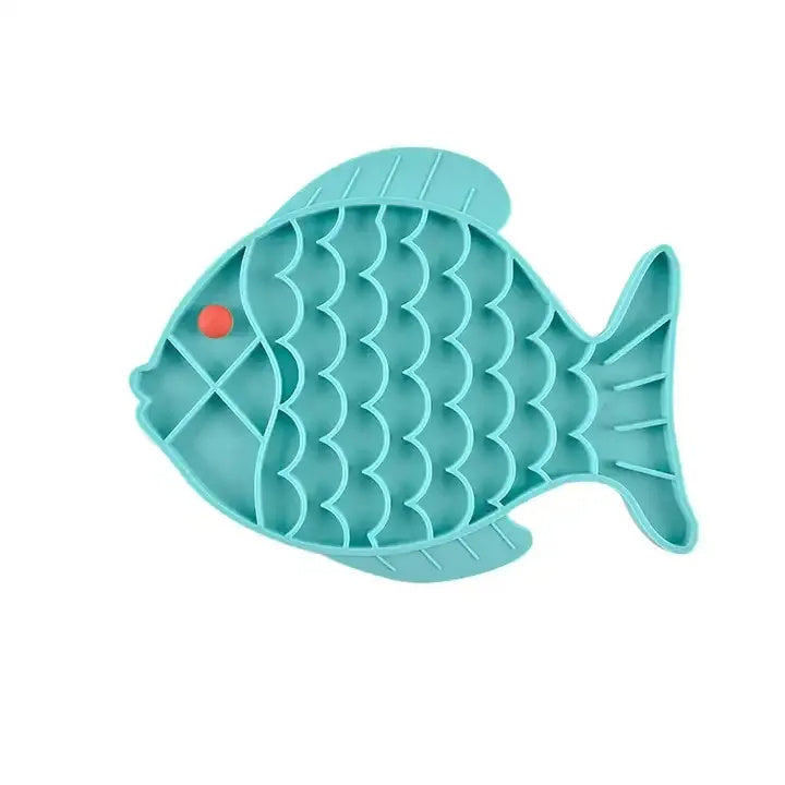 Silicone Lick Mat For Pet Dogs Food Plate Rice Bowl