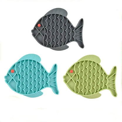 Silicone Lick Mat For Pet Dogs Food Plate Rice Bowl
