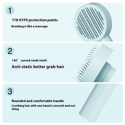 Pet Needle Comb Hair Remover Brush For Dog And Cat