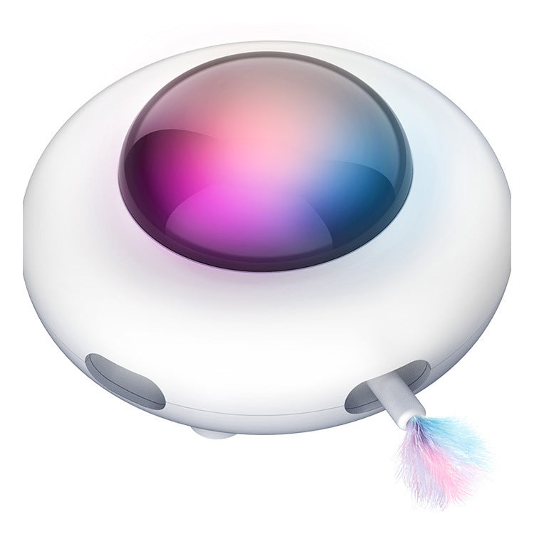 Pet Toy Gravity UFO Smart Teaser Flying Electric Funny toy