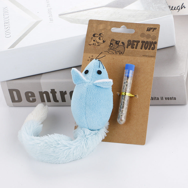 Long Tail Mouse Cat Teaster Toys Funny