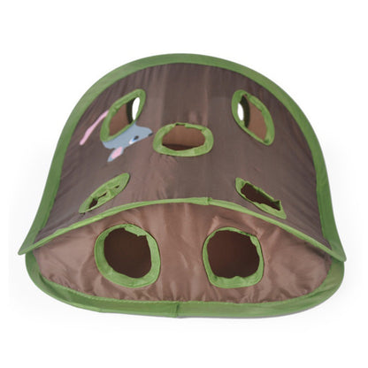 Cute Pet Cat Interactive Hide Seek Game 9 Holes Toys