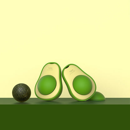 Avocado Cat Mint Multifunctional Catnip Toy 360 Rotating