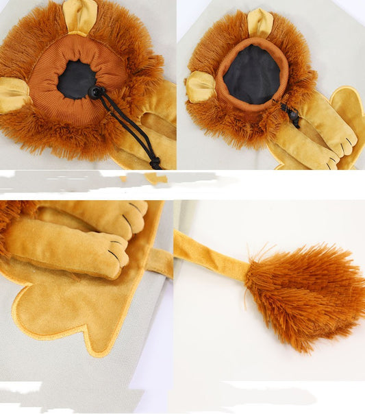 Soft Pet Carriers Lion Design Portable Bag