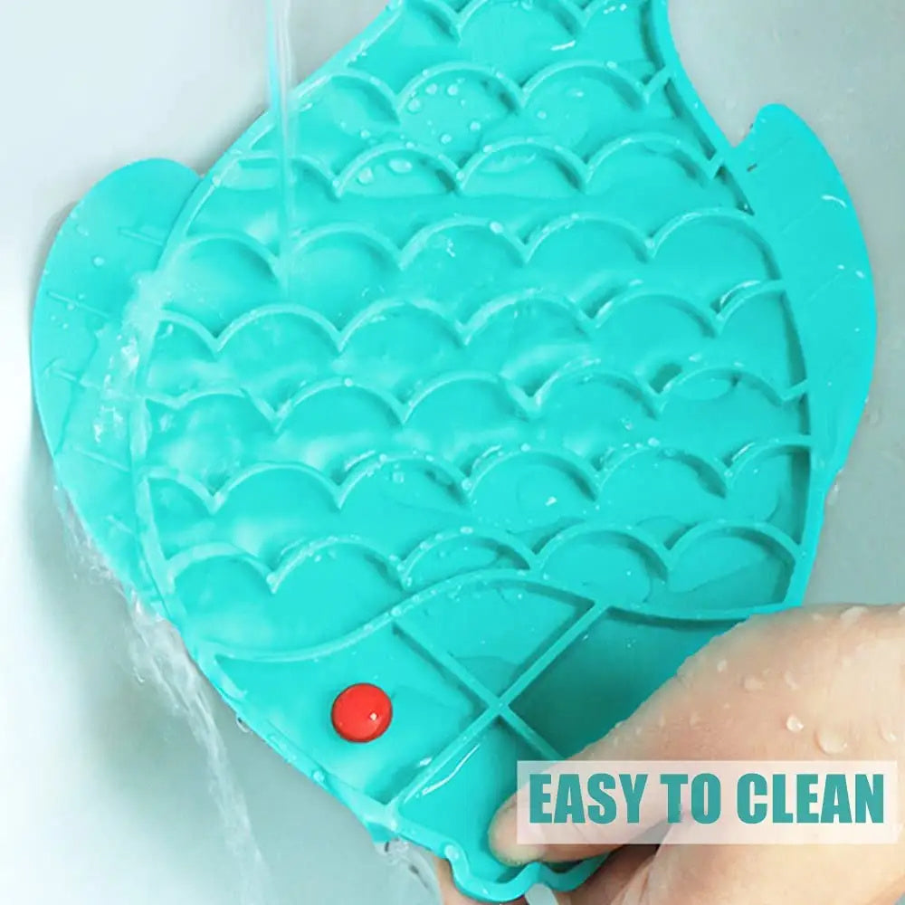 Silicone Lick Mat For Pet Dogs Food Plate Rice Bowl