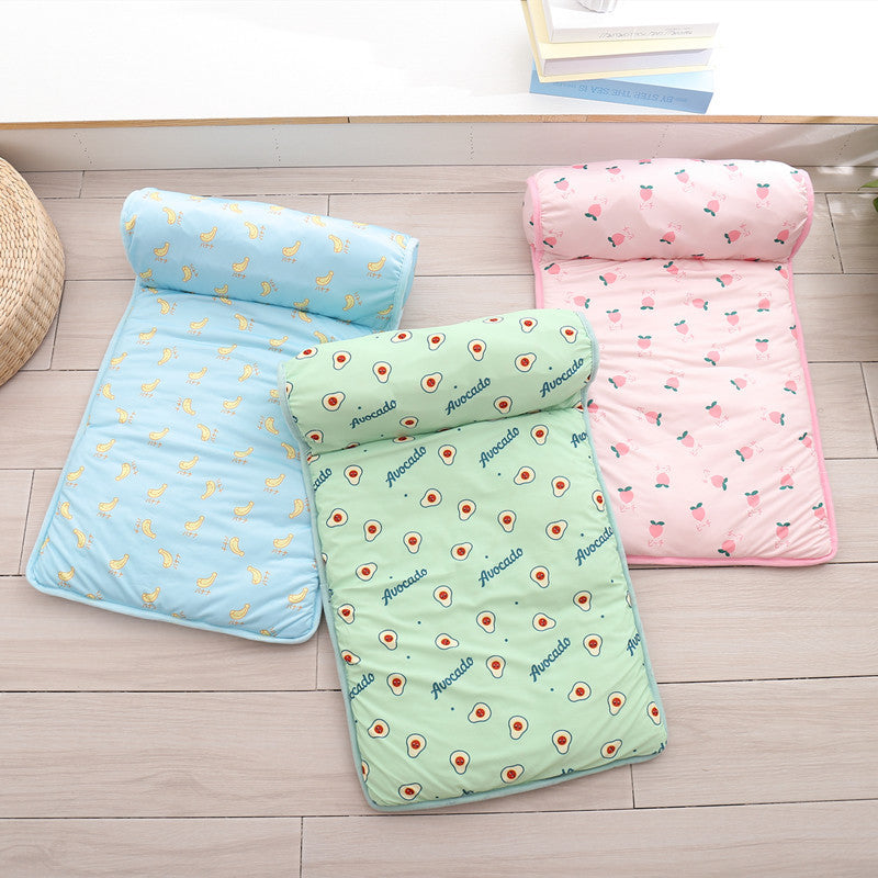 Pet Blanket Cooling Breathable Cat Bed Outdoor Washable Travel