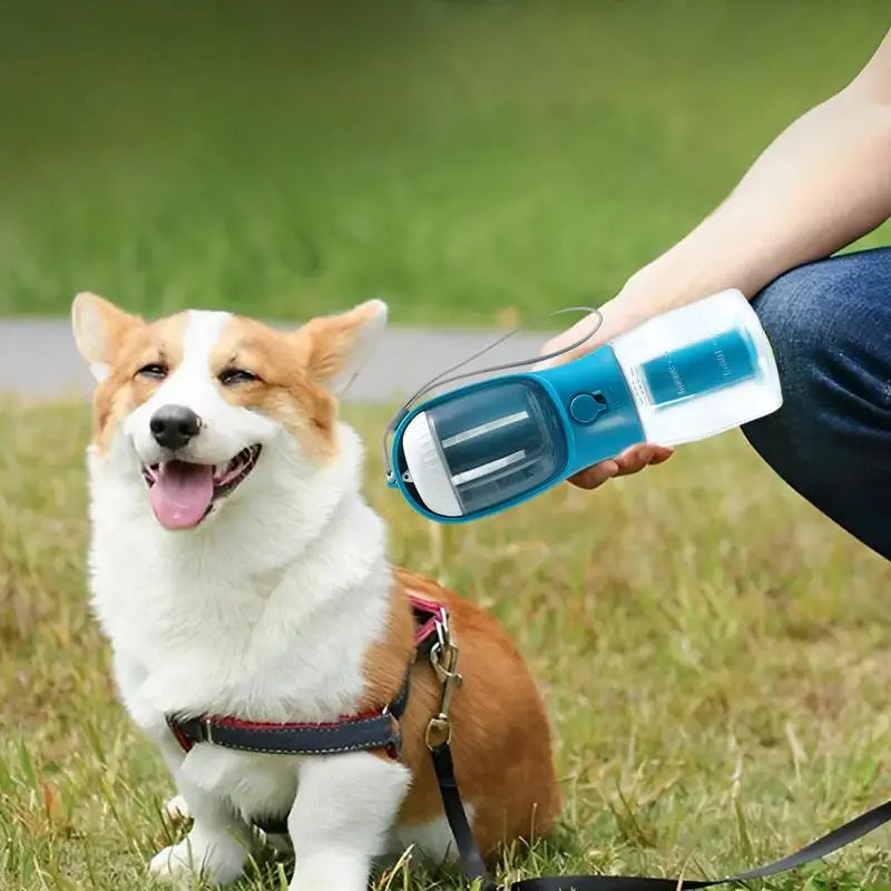 3 in 1 Portable Small Multi-functional Pet Water & Food Cup