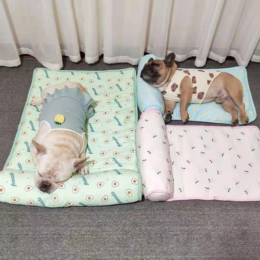 Pet Blanket Cooling Breathable Cat Bed Outdoor Washable Travel