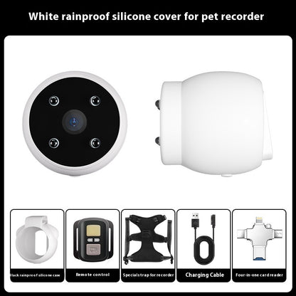 Pets Camera With Video Recorder & Tracker Collar Dogs And Cats
