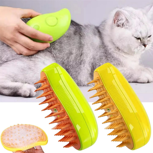 3 In 1 Cat Steam Brush Hair Removal Combs