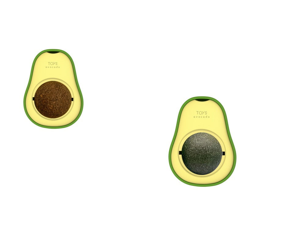 Avocado Cat Mint Multifunctional Catnip Toy 360 Rotating