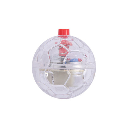 Cat Dog Toy Ball Transparent Plastic Ball