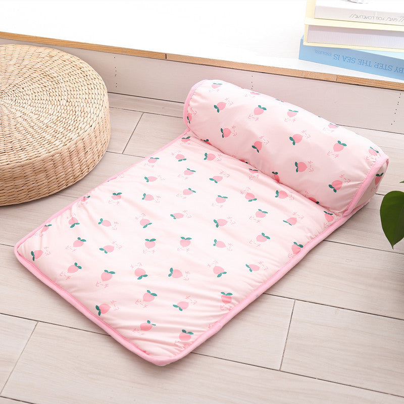 Pet Blanket Cooling Breathable Cat Bed Outdoor Washable Travel