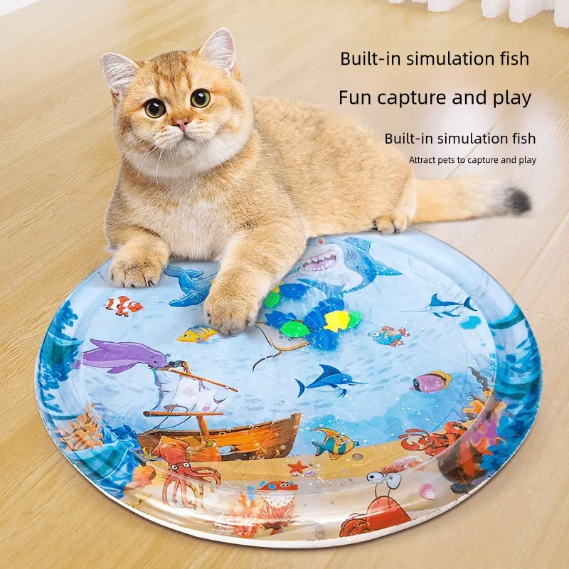 Summer Cooling Pet Water Bed Cushion Ice Pad Dog Sleeping Square Mat For Puppy Dogs Cats