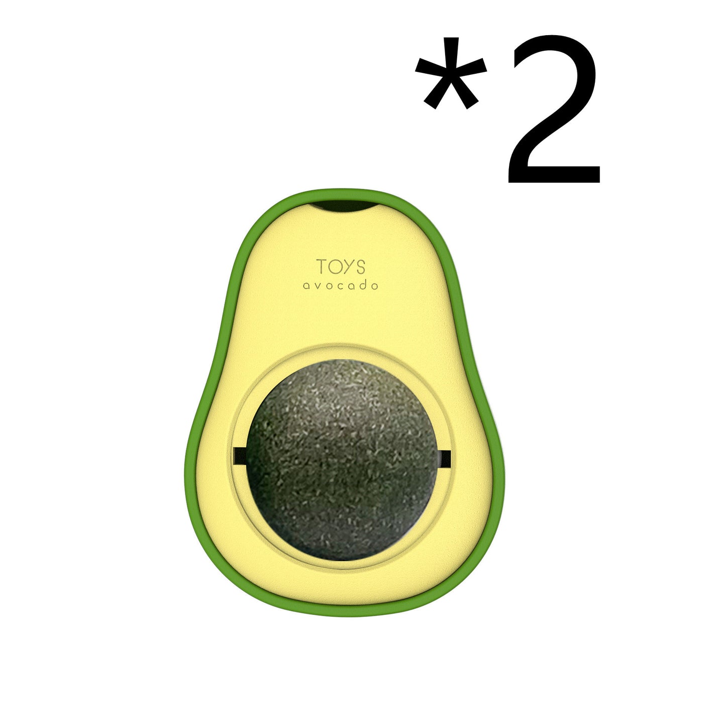 Avocado Cat Mint Multifunctional Catnip Toy 360 Rotating