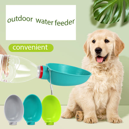 Portable Dog & Cat Drinking Bowl Outdoor Water Feeding
