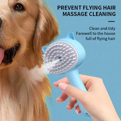 Hair Cleaning Brush Cat Grooming Brush Rechargeable