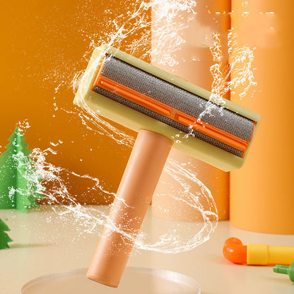 New Pet Hair Roller Remover Lint Brush 2-Way Dog Cat
