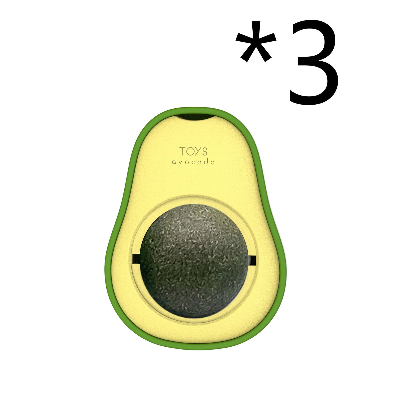 Avocado Cat Mint Multifunctional Catnip Toy 360 Rotating