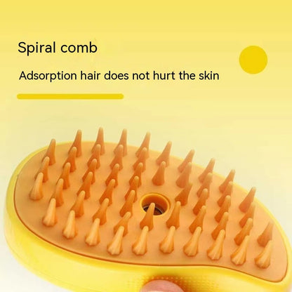 3 In 1 Cat Steam Brush Hair Removal Combs