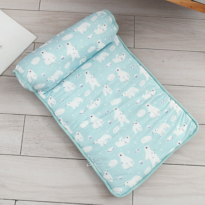 Pet Blanket Cooling Breathable Cat Bed Outdoor Washable Travel