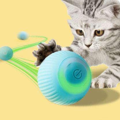 USB Rechargeable Gravity Electric Rolling Ball for Cat Toy