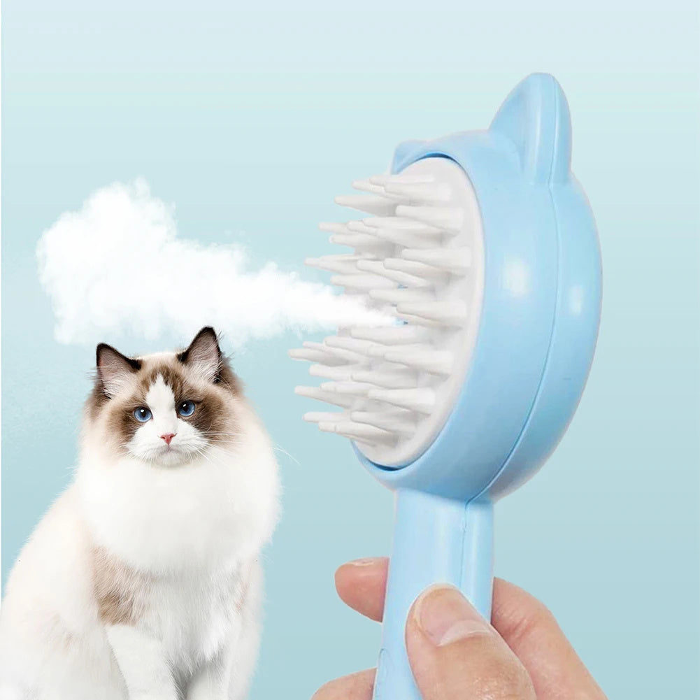 Hair Cleaning Brush Cat Grooming Brush Rechargeable