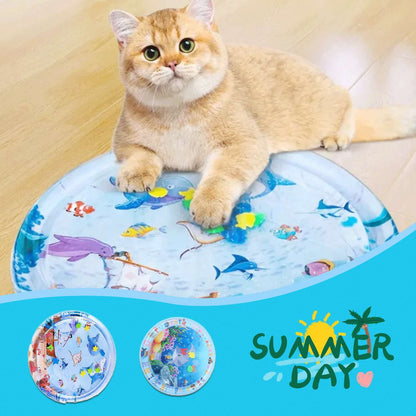Summer Cooling Pet Water Bed Cushion Ice Pad Dog Sleeping Square Mat For Puppy Dogs Cats