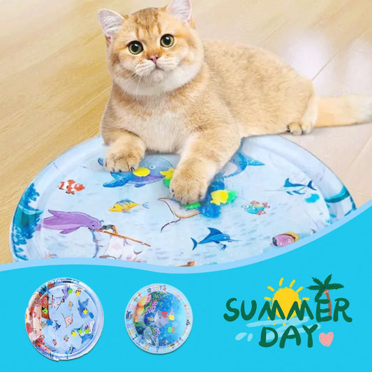 Summer Cooling Pet Water Bed Cushion Ice Pad Dog Sleeping Square Mat For Puppy Dogs Cats