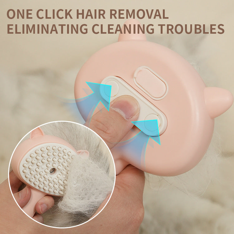 Hair Cleaning Brush Cat Grooming Brush Rechargeable