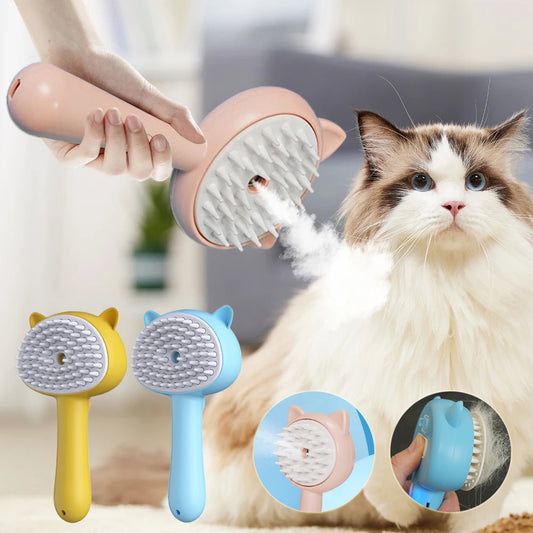 Hair Cleaning Brush Cat Grooming Brush Rechargeable