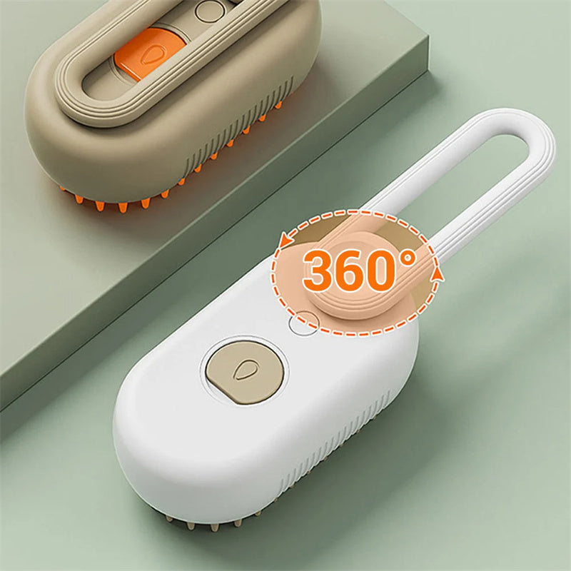3 In 1 Cat Steam Brush for Pet