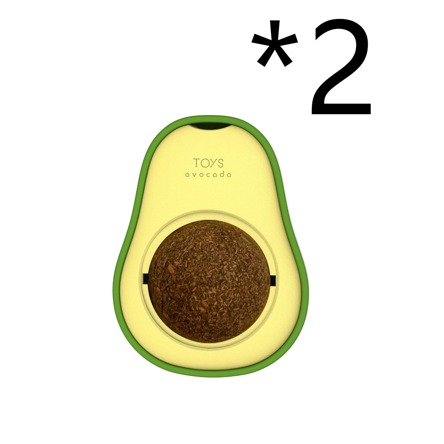Avocado Cat Mint Multifunctional Catnip Toy 360 Rotating