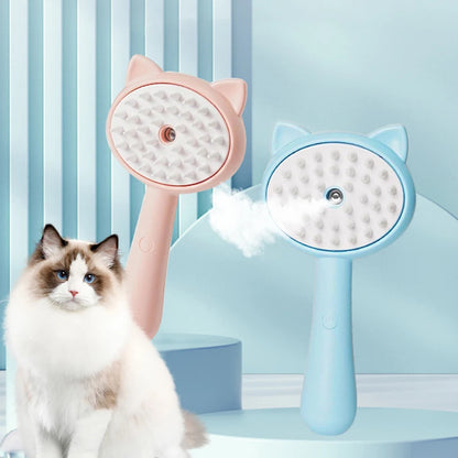 Hair Cleaning Brush Cat Grooming Brush Rechargeable