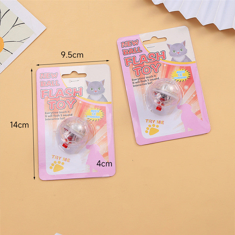 Cat Dog Toy Ball Transparent Plastic Ball