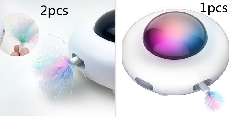 Pet Toy Gravity UFO Smart Teaser Flying Electric Funny toy