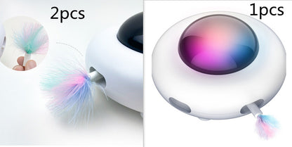 Pet Toy Gravity UFO Smart Teaser Flying Electric Funny toy